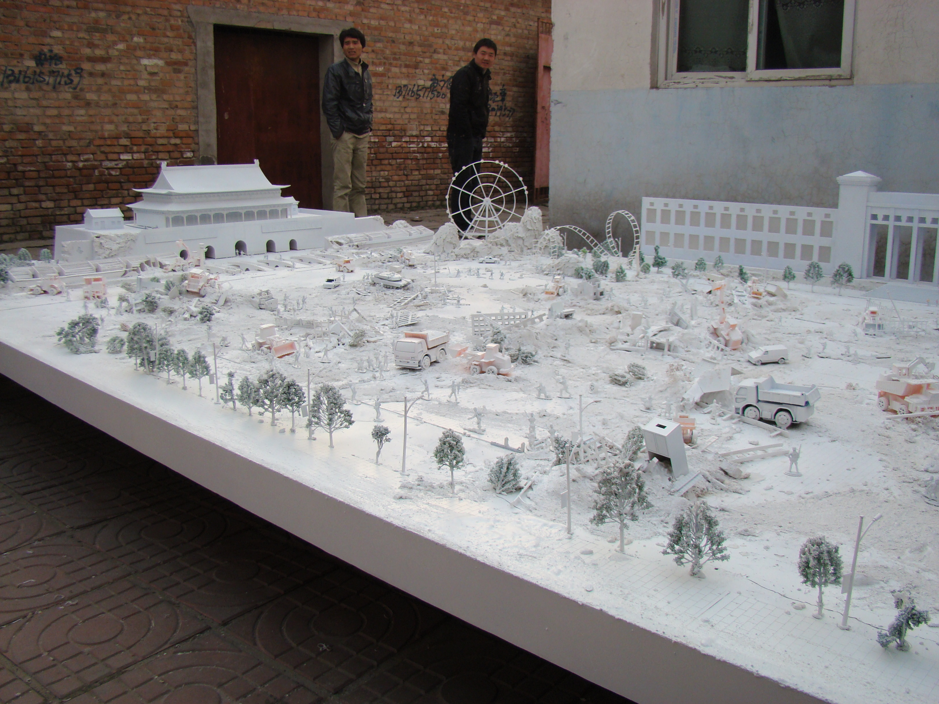 Diorama of Tiananmen
